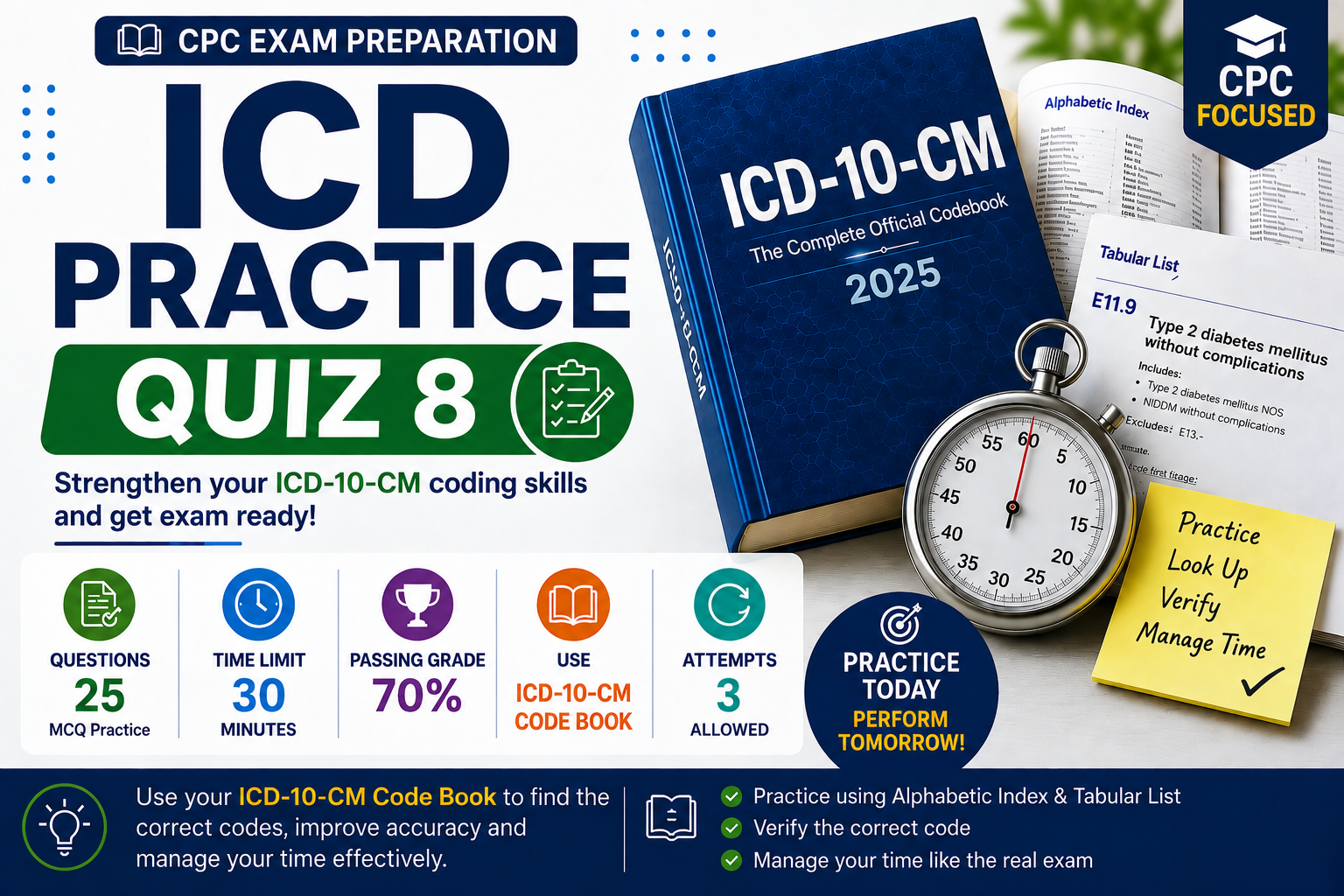 📘 ICD Practice Quiz 8