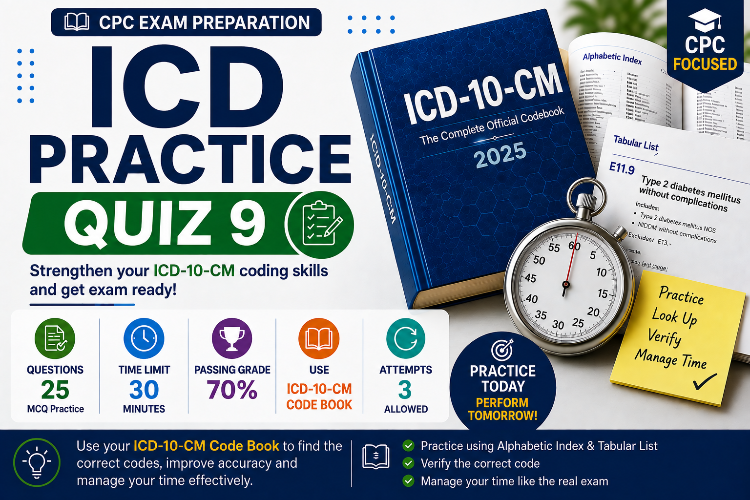📘 ICD Practice Quiz 9