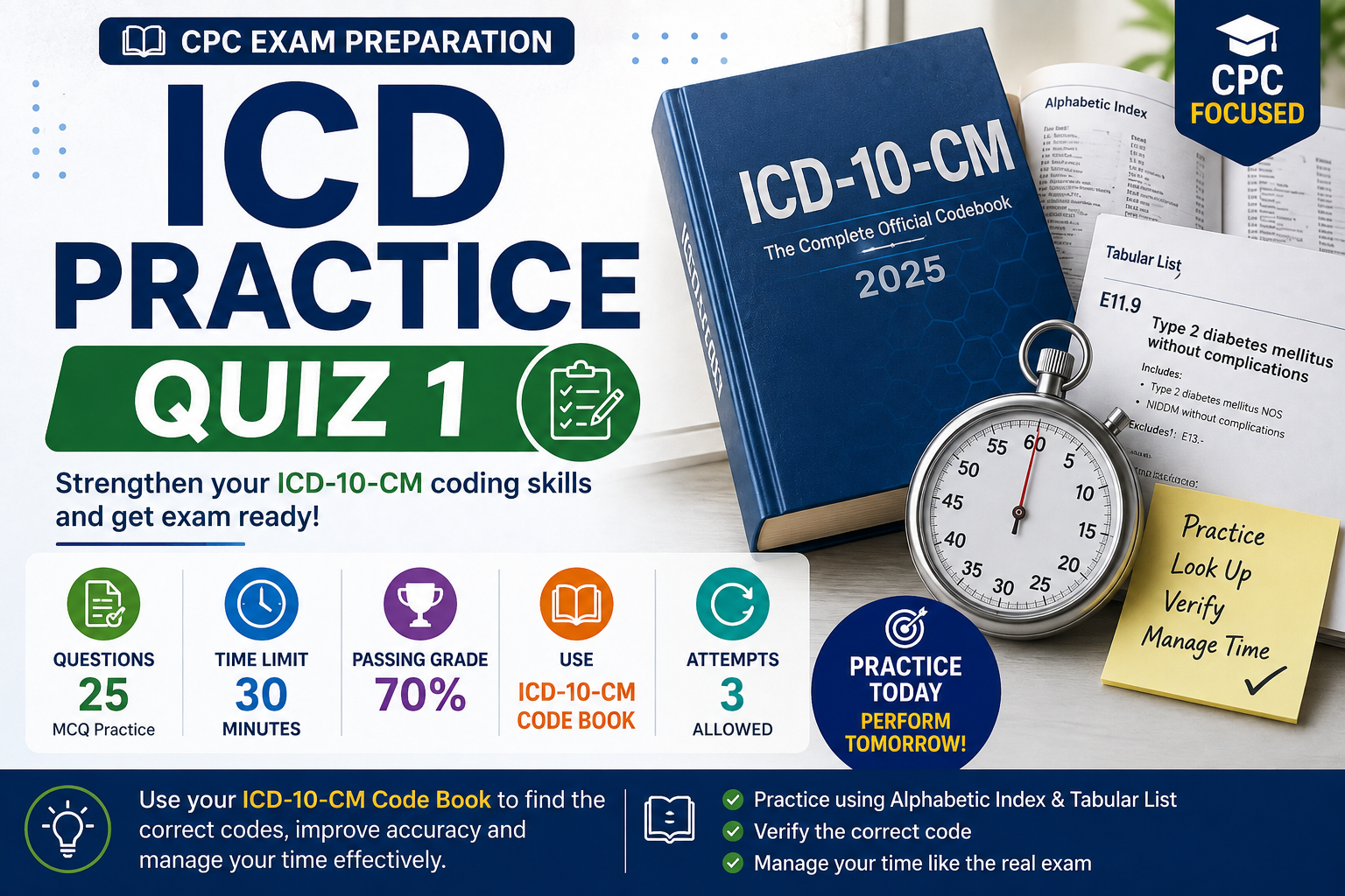 📘 ICD Practice Quiz 1