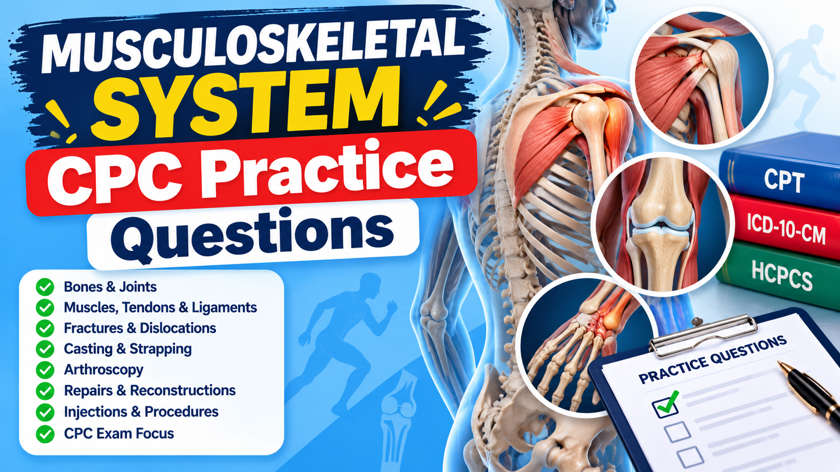 Musculoskeletal System CPC Practice Questions